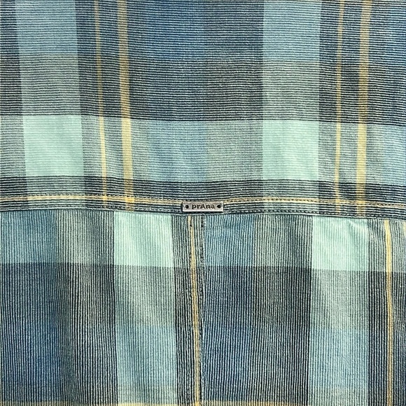 PrAna Jacket Men’s Multicolor Tartan Plaid Corduroy Casual Flannel Outdoor - Picture 5 of 11
